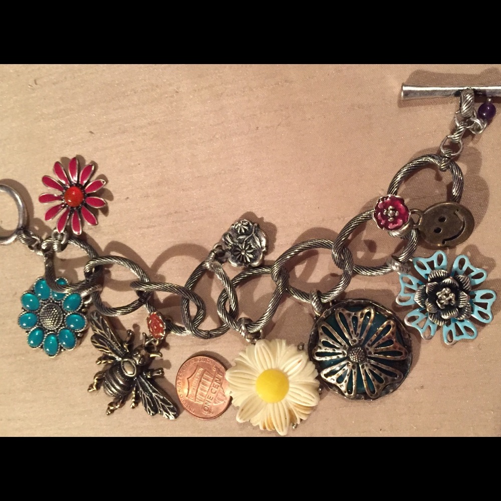 My Fav Fab chunky charm bracelet